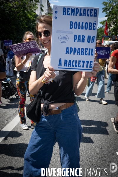 Marche feministe contre l extreme droite Paris
