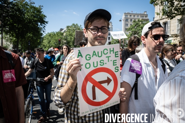 Marche feministe contre l extreme droite Paris