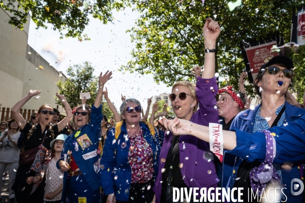 Marche feministe contre l extreme droite Paris