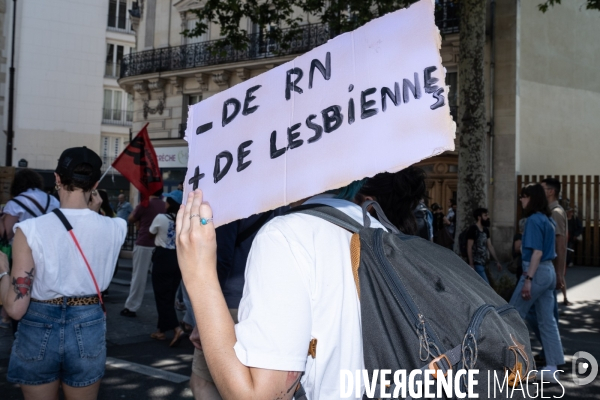 Marche feministe contre l extreme droite Paris