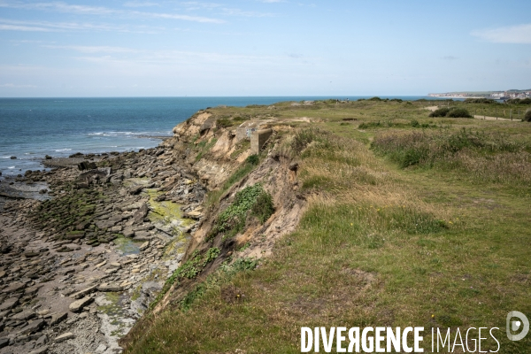 Erosion du Littoral dans le Pas de Calais.