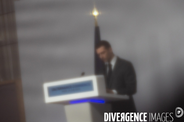 Jordan Bardella présente le programme du RN