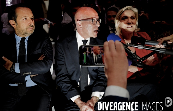 Elections Legislatives / Jordan Bardella présente les priorités du gouvernement d union national