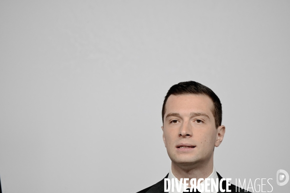 Elections Legislatives / Jordan Bardella présente les priorités du gouvernement d union national