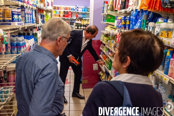 François Hollande. Campagne pour les élections législatives.