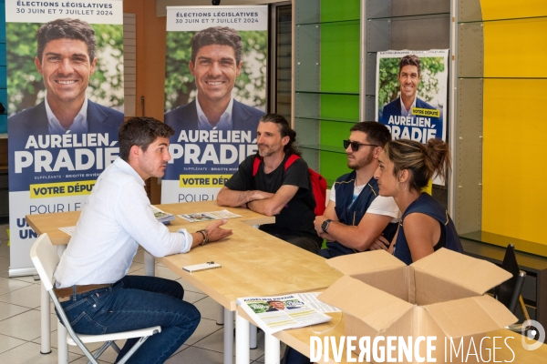 Aurélien Pradié. Elections législatives.