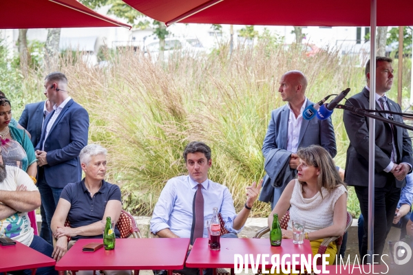 Législatives 2024 - Gabriel Attal en Touraine