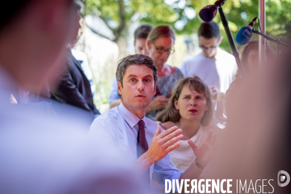 Législatives 2024 - Gabriel Attal en Touraine