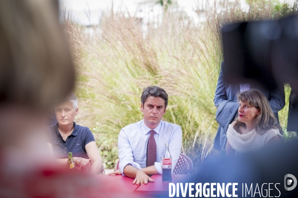 Législatives 2024 - Gabriel Attal en Touraine