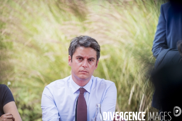 Législatives 2024 - Gabriel Attal en Touraine