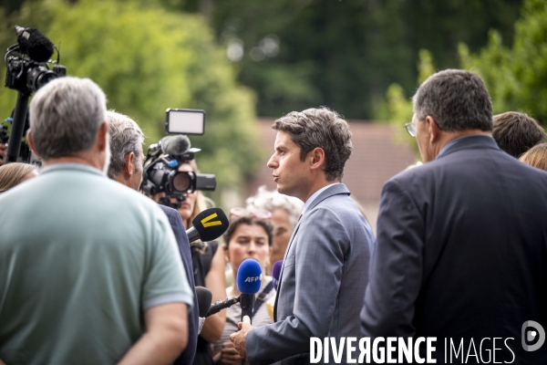 Législatives 2024 - Gabriel Attal en Touraine