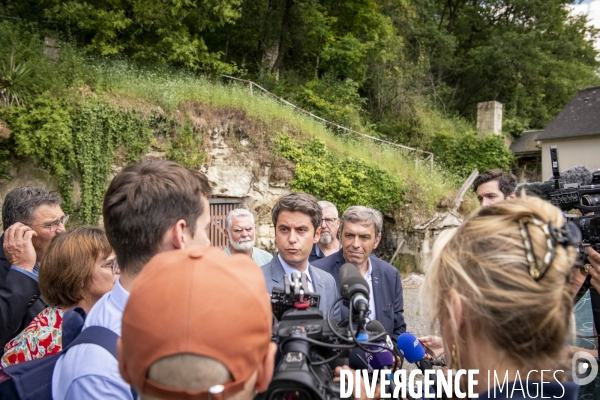 Législatives 2024 - Gabriel Attal en Touraine