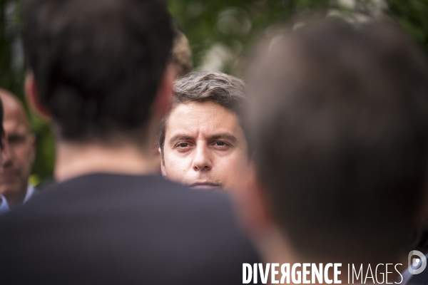 Législatives 2024 - Gabriel Attal en Touraine