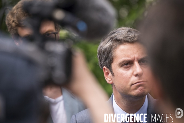 Législatives 2024 - Gabriel Attal en Touraine