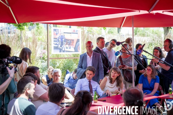 Législatives 2024 - Gabriel Attal en Touraine