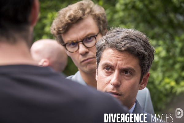 Législatives 2024 - Gabriel Attal en Touraine