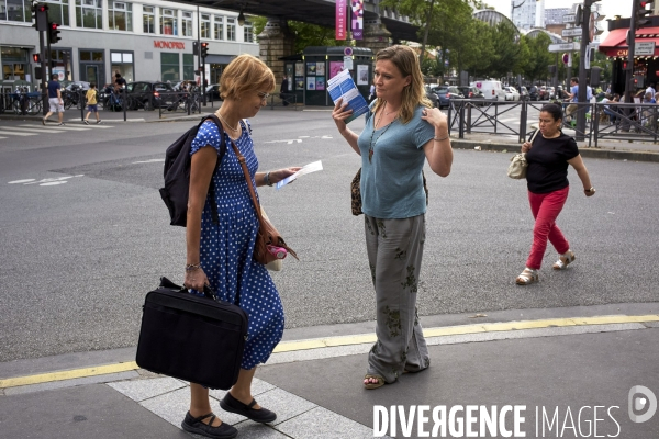 Olivia Grégoire en campagne