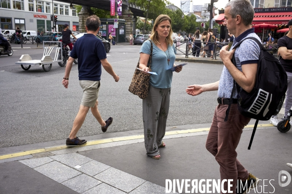 Olivia Grégoire en campagne