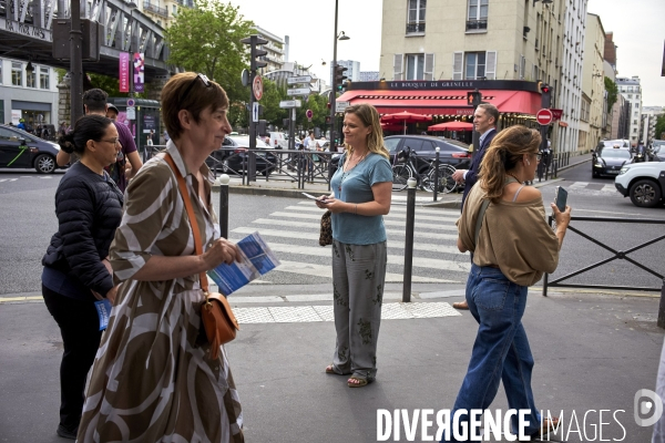 Olivia Grégoire en campagne