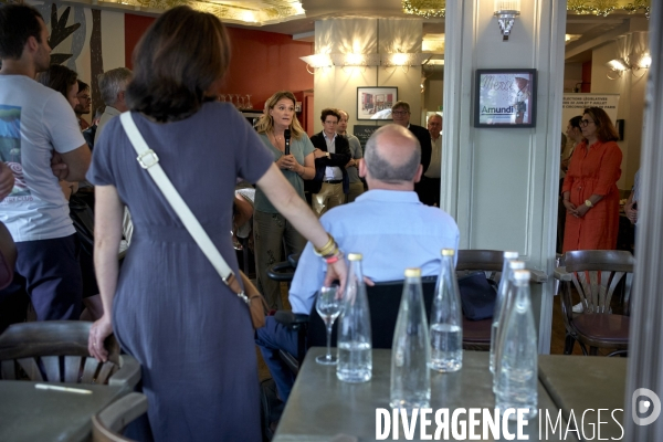 Olivia Grégoire en campagne