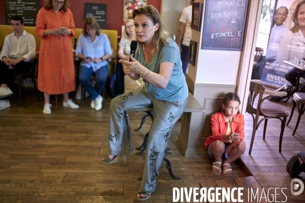 Olivia Grégoire en campagne