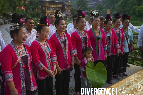 Chine, la minorité dong de Zhaoxing face au tourisme