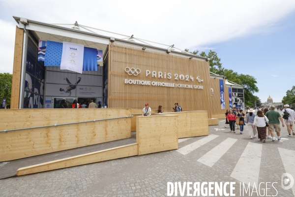Ouverture du megastore paris 2024 sur les champs elysees