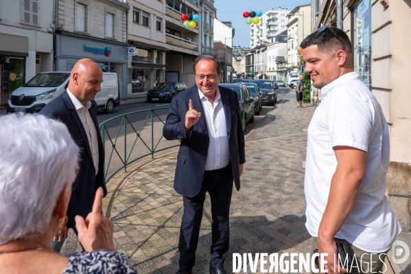 François Hollande. Campagne pour les élections législatives.