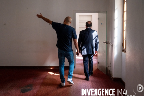 François Hollande. Campagne pour les élections législatives.