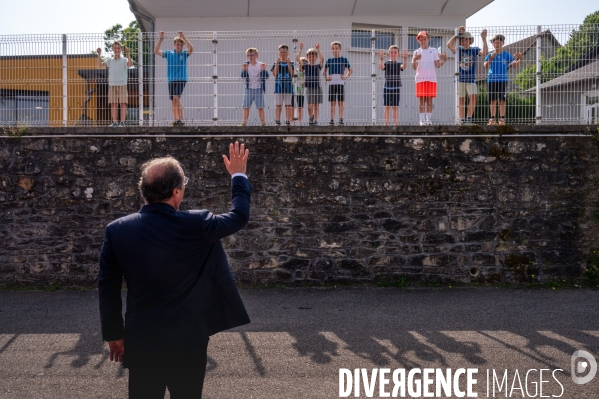 François Hollande. Campagne pour les élections législatives.