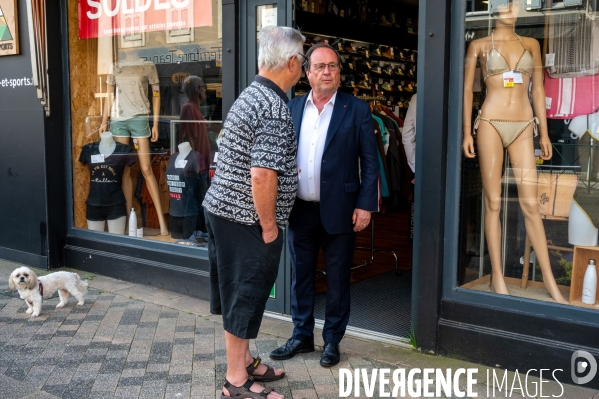 François Hollande. Campagne pour les élections législatives.