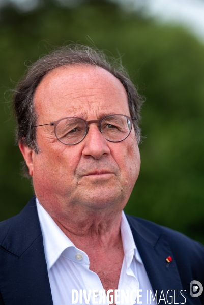 François Hollande. Campagne pour les élections législatives.