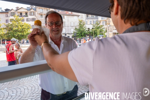 François Hollande. Campagne pour les élections législatives.