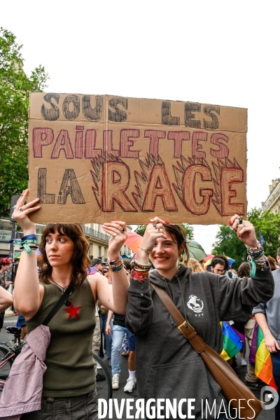 Marche des fiertés LGBT+ 2024, PARIS. Gay Pride 2024