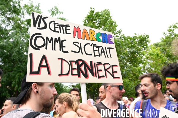 Marche des fiertés LGBT+ 2024, PARIS. Gay Pride 2024