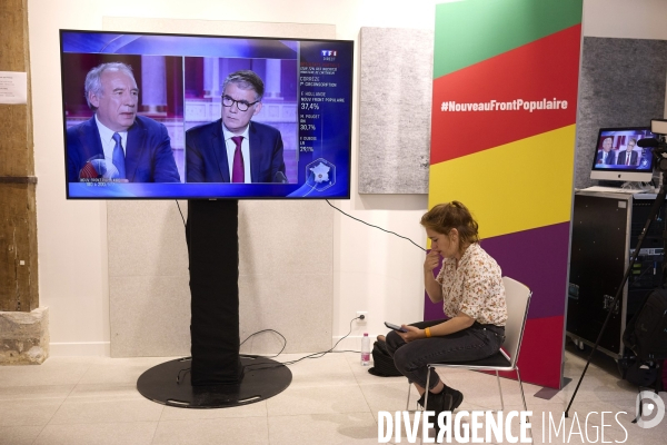 Premier tour legislatives 2024 soirée résultats