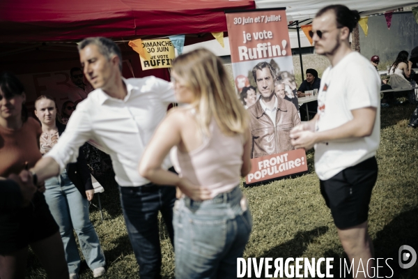Législatives 2024, François Ruffin en campagne