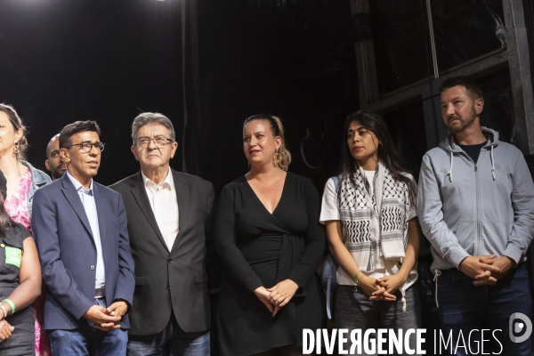 Soiree electorale du NFP du 1er tour des legislatives