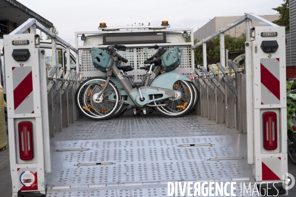 Remplacement et maintenance des vélos en libre-service