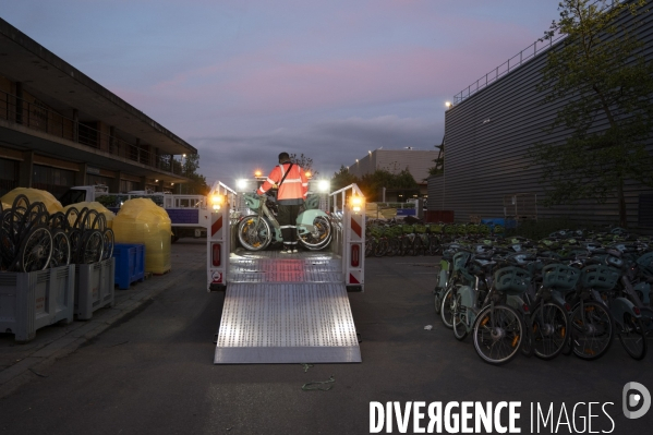Remplacement et maintenance des vélos en libre-service
