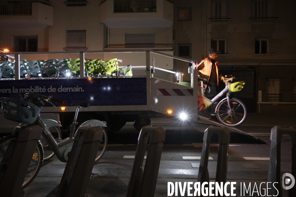 Remplacement et maintenance des vélos en libre-service