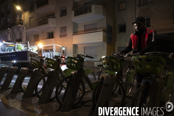 Remplacement et maintenance des vélos en libre-service
