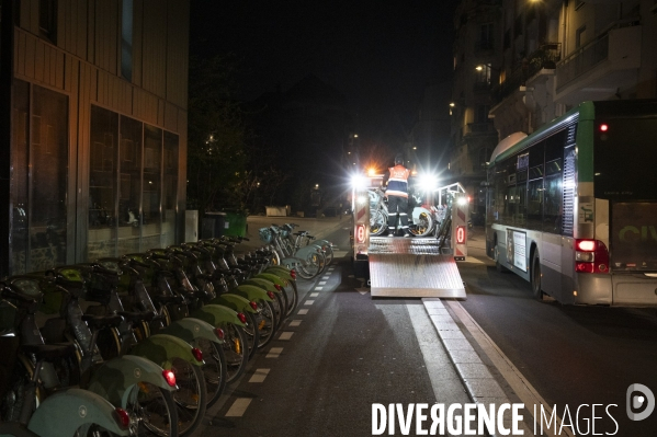 Remplacement et maintenance des vélos en libre-service