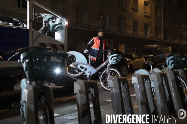 Remplacement et maintenance des vélos en libre-service