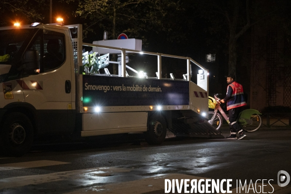 Remplacement et maintenance des vélos en libre-service