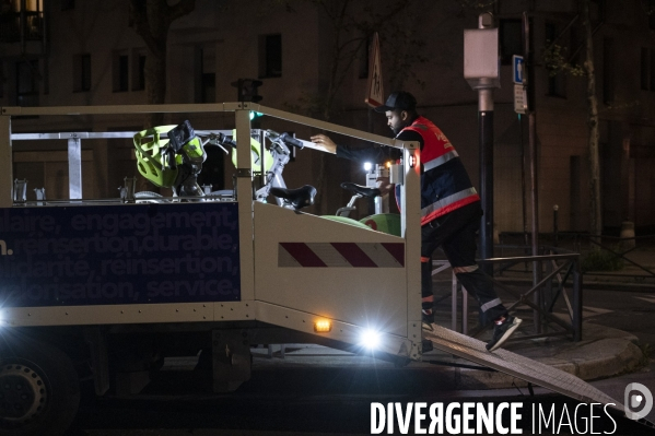 Remplacement et maintenance des vélos en libre-service