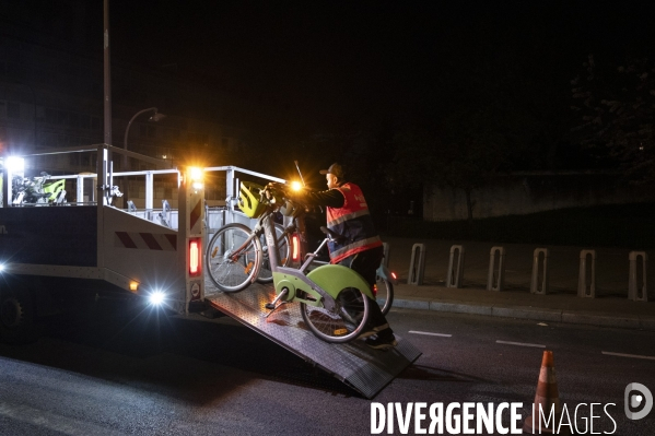 Remplacement et maintenance des vélos en libre-service