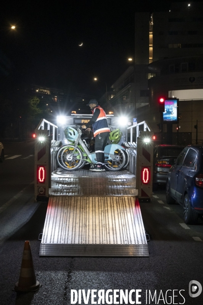 Remplacement et maintenance des vélos en libre-service