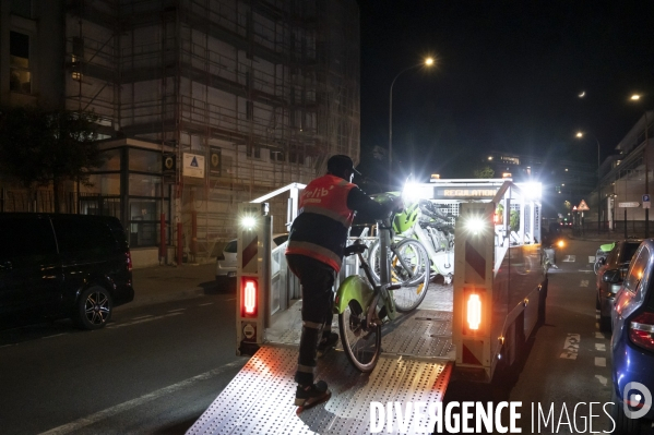 Remplacement et maintenance des vélos en libre-service