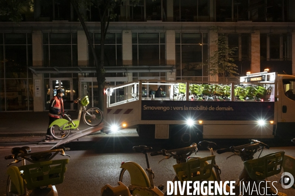 Remplacement et maintenance des vélos en libre-service